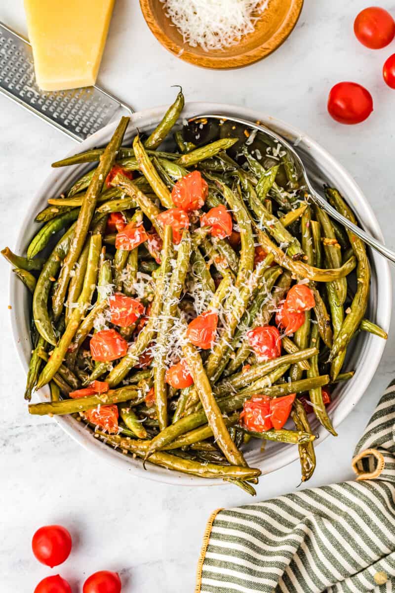 Italian Green Beans (Just 15 Minutes!) - Leftovers Then Breakfast