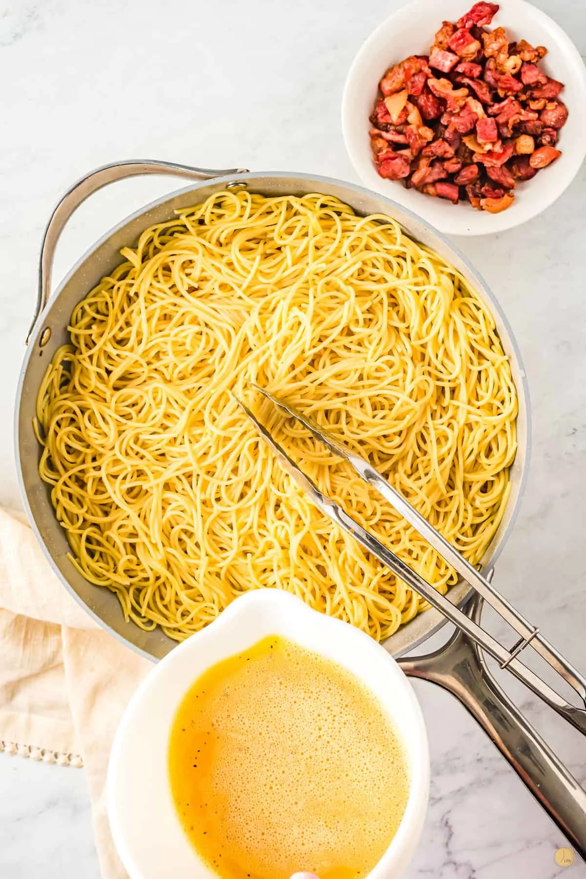 pasta in a pot