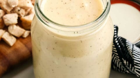 mason jar of cream of chicken soup