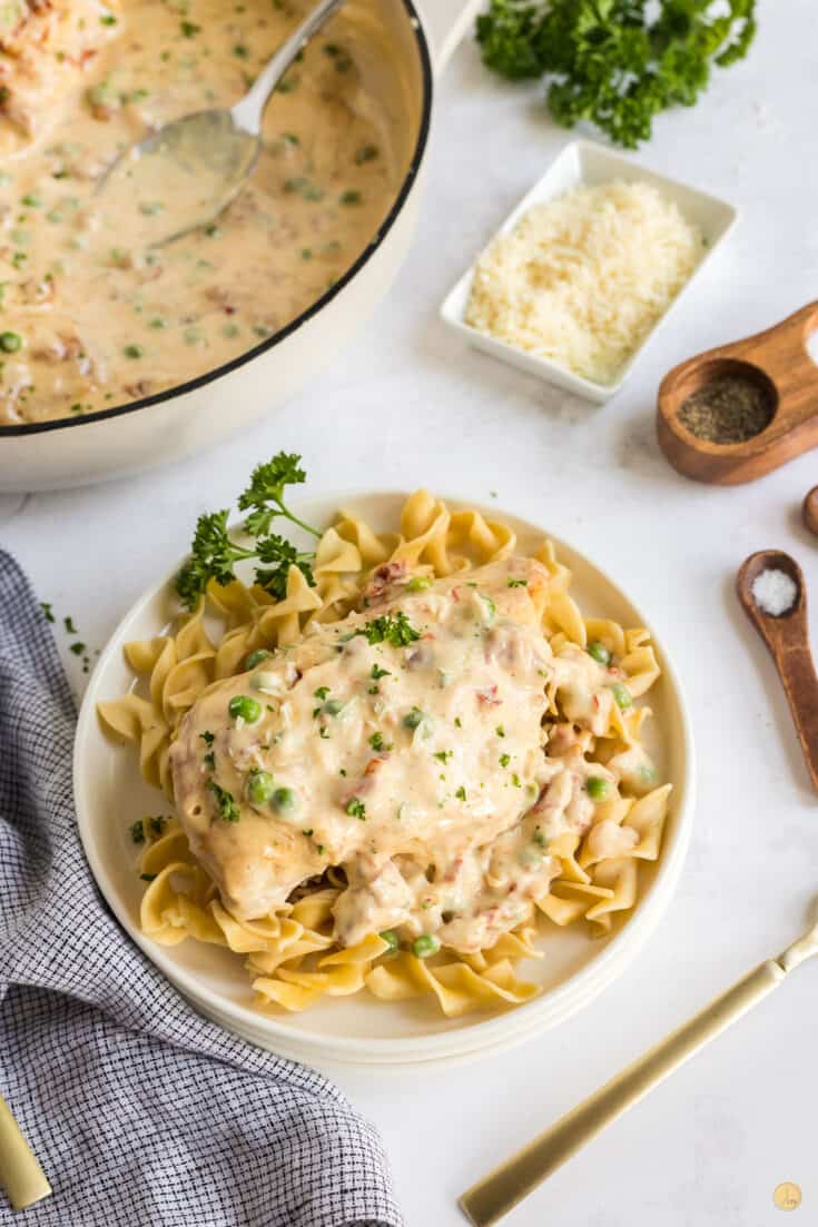 Creamy Garlic Chicken (30 minutes!) - Take Two Tapas