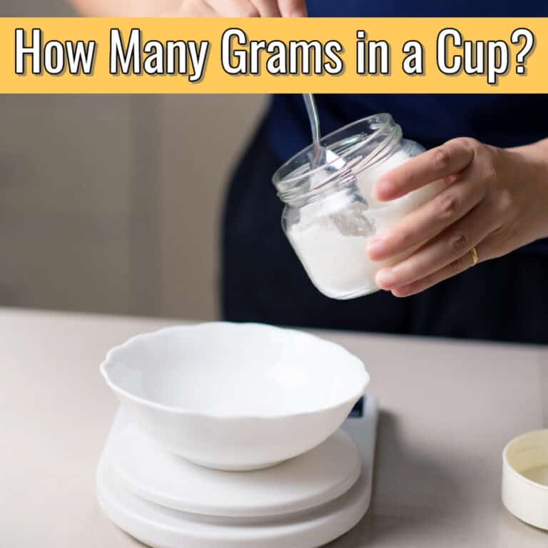 How Many Grams are in a Cup?
