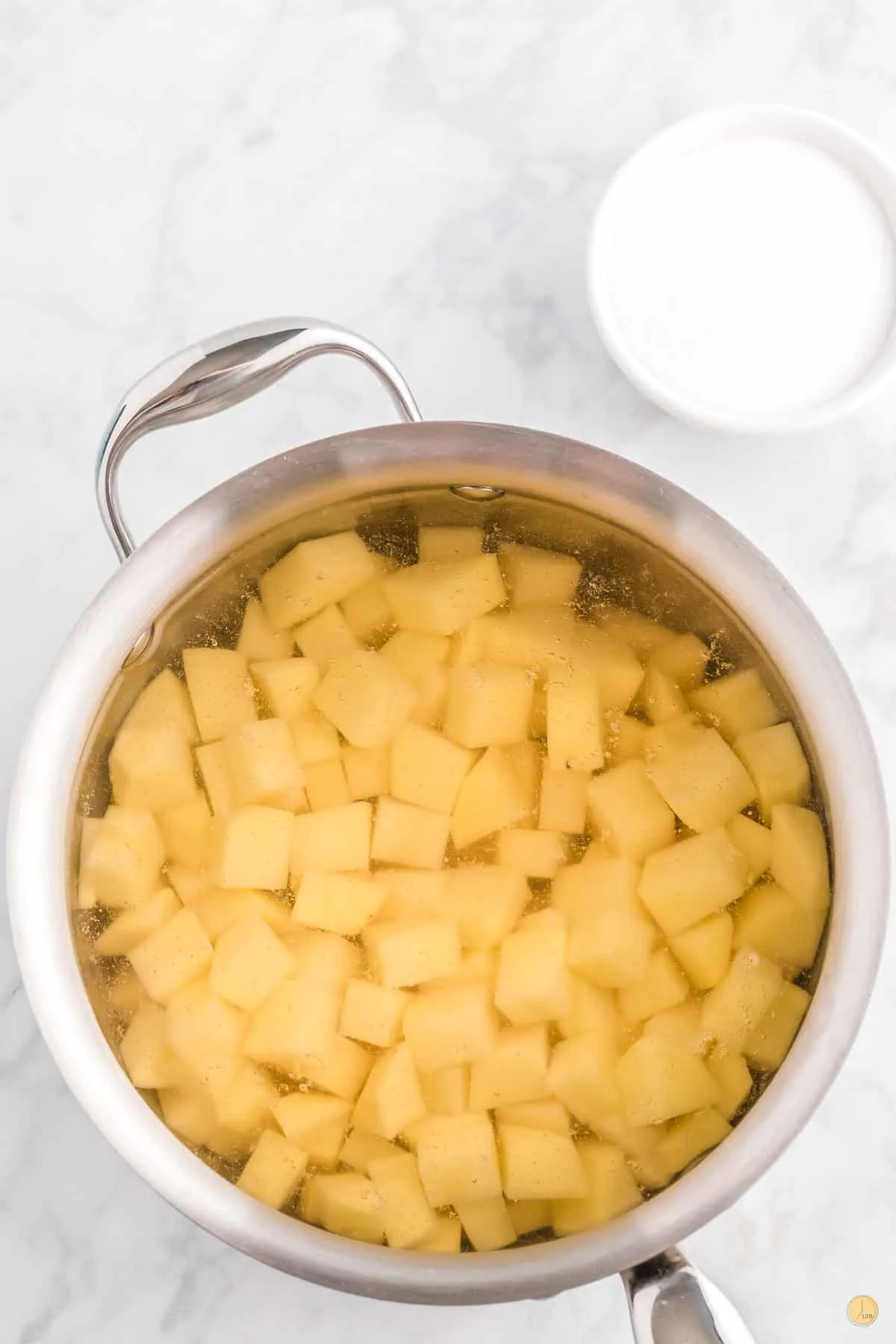 pot of potatoes
