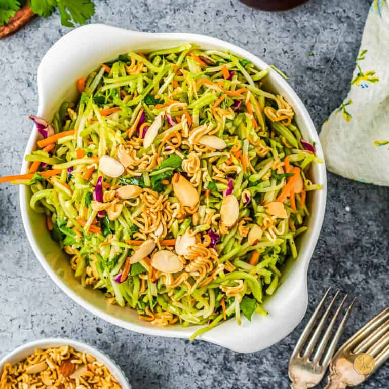 Asian Ramen Salad with Broccoli
