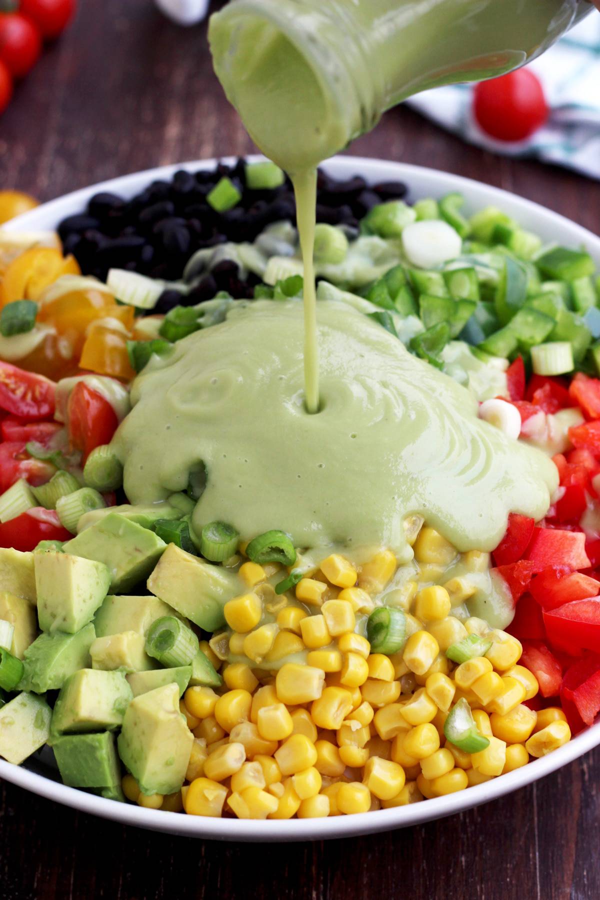 vegan mexican chopped salad