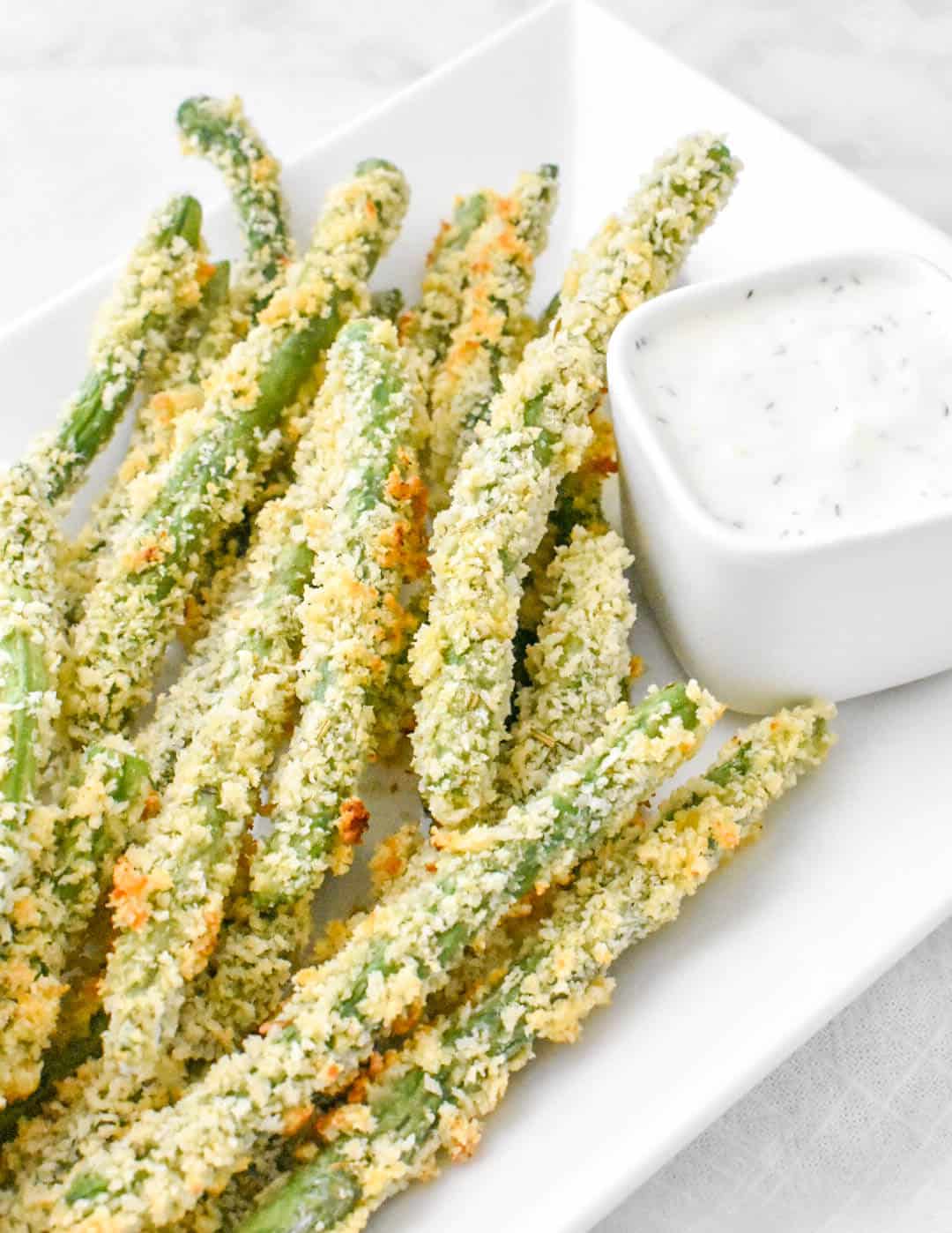 baked crispy green beans