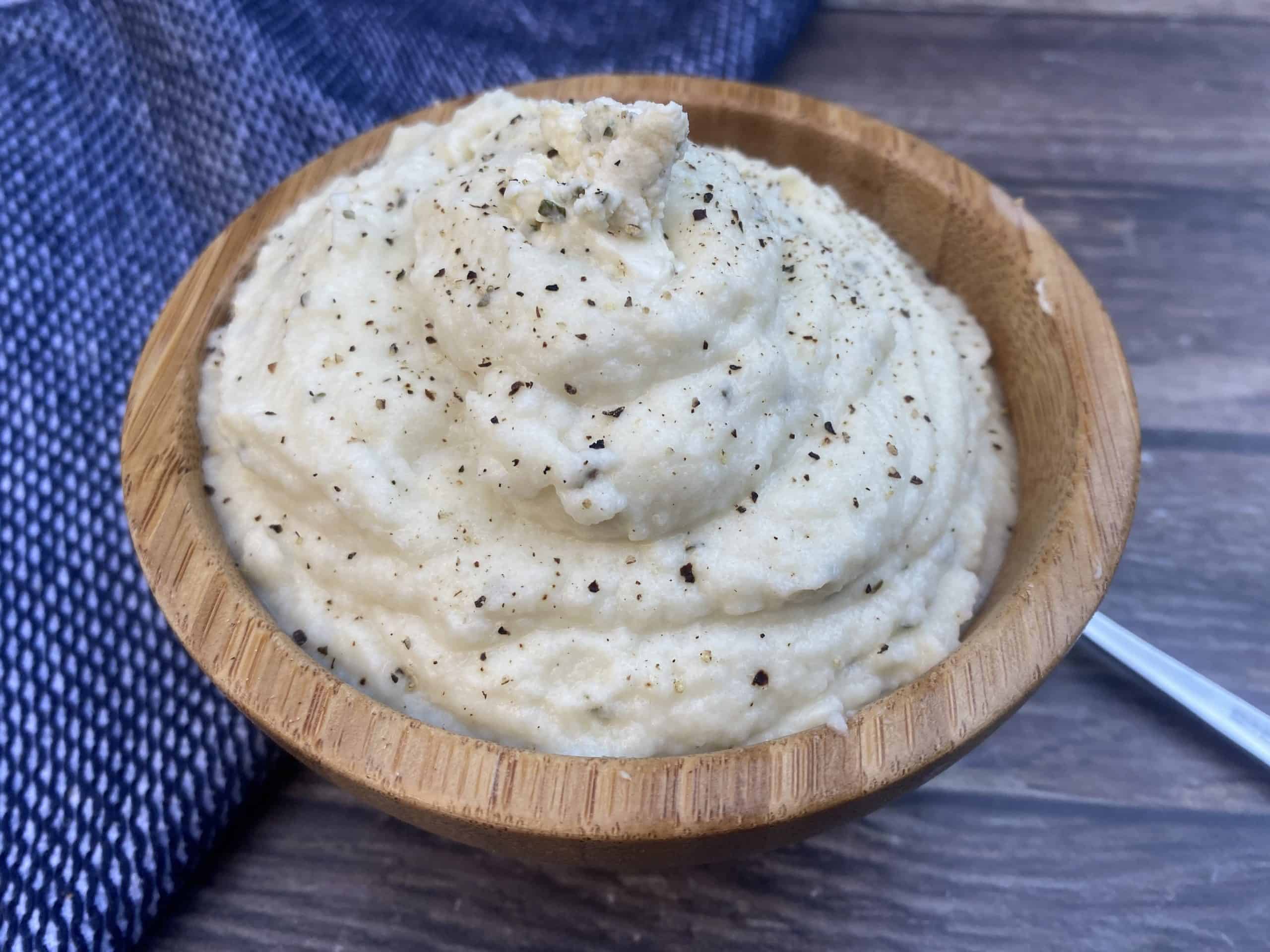 boursin mashed cauliflower