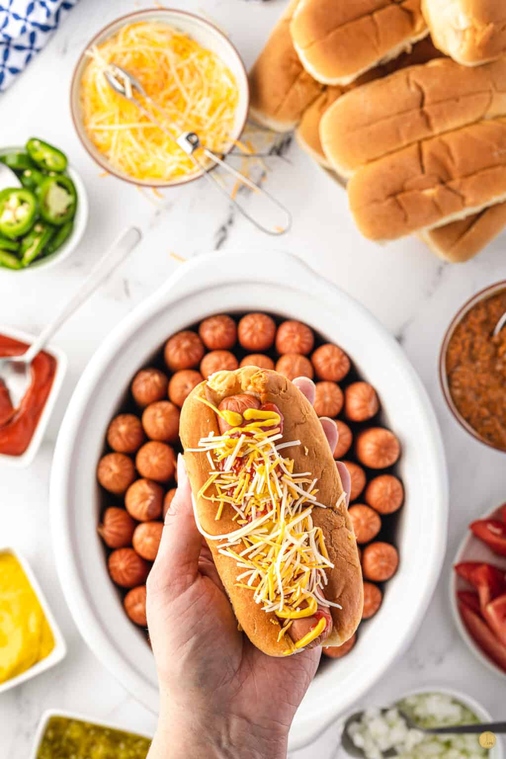 Easy Crockpot Hot Dogs Leftovers Then Breakfast