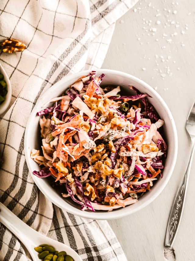 Crunchy Coleslaw Recipe {Full of Texture!} Story
