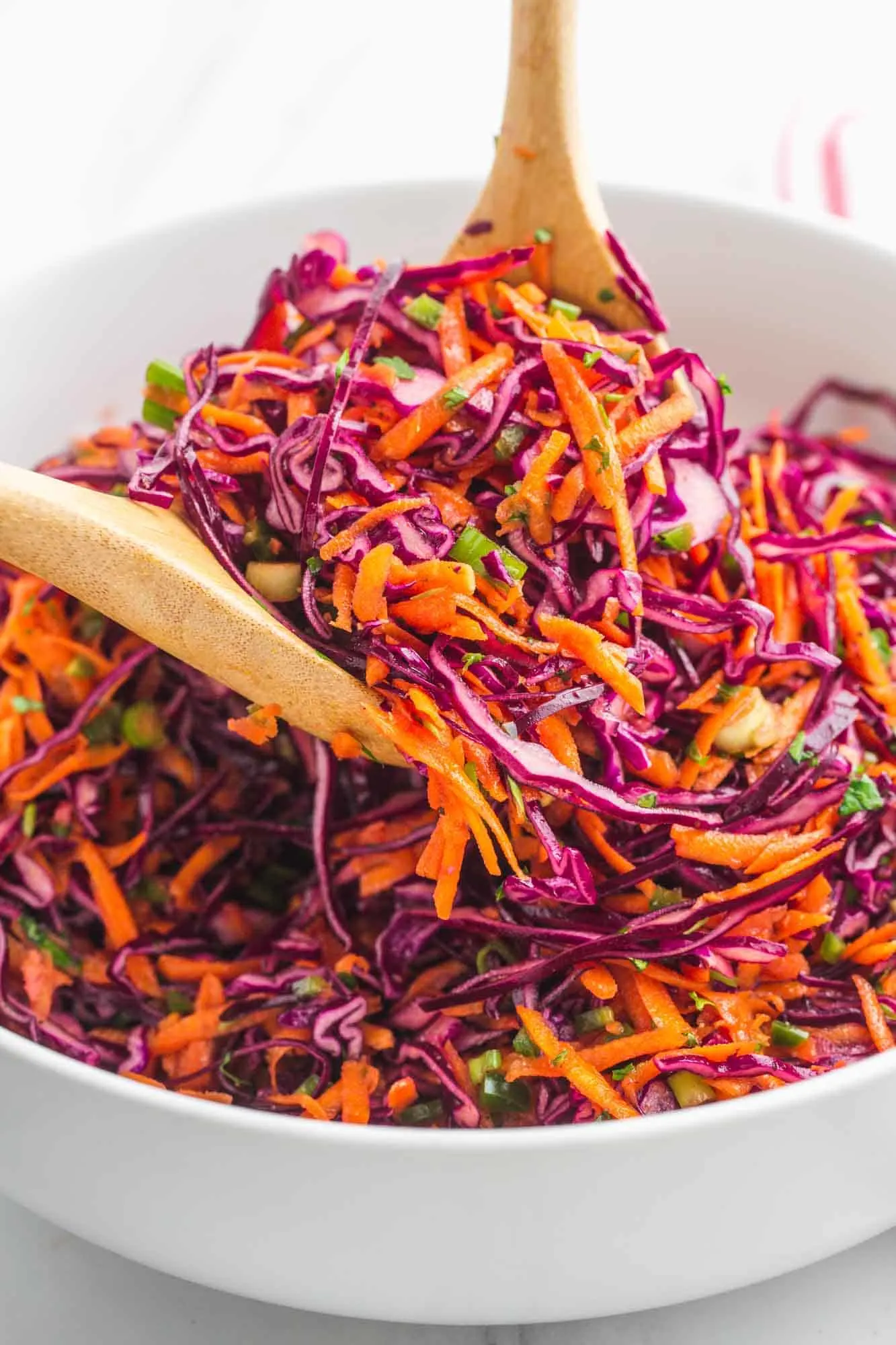 red cabbage slaw