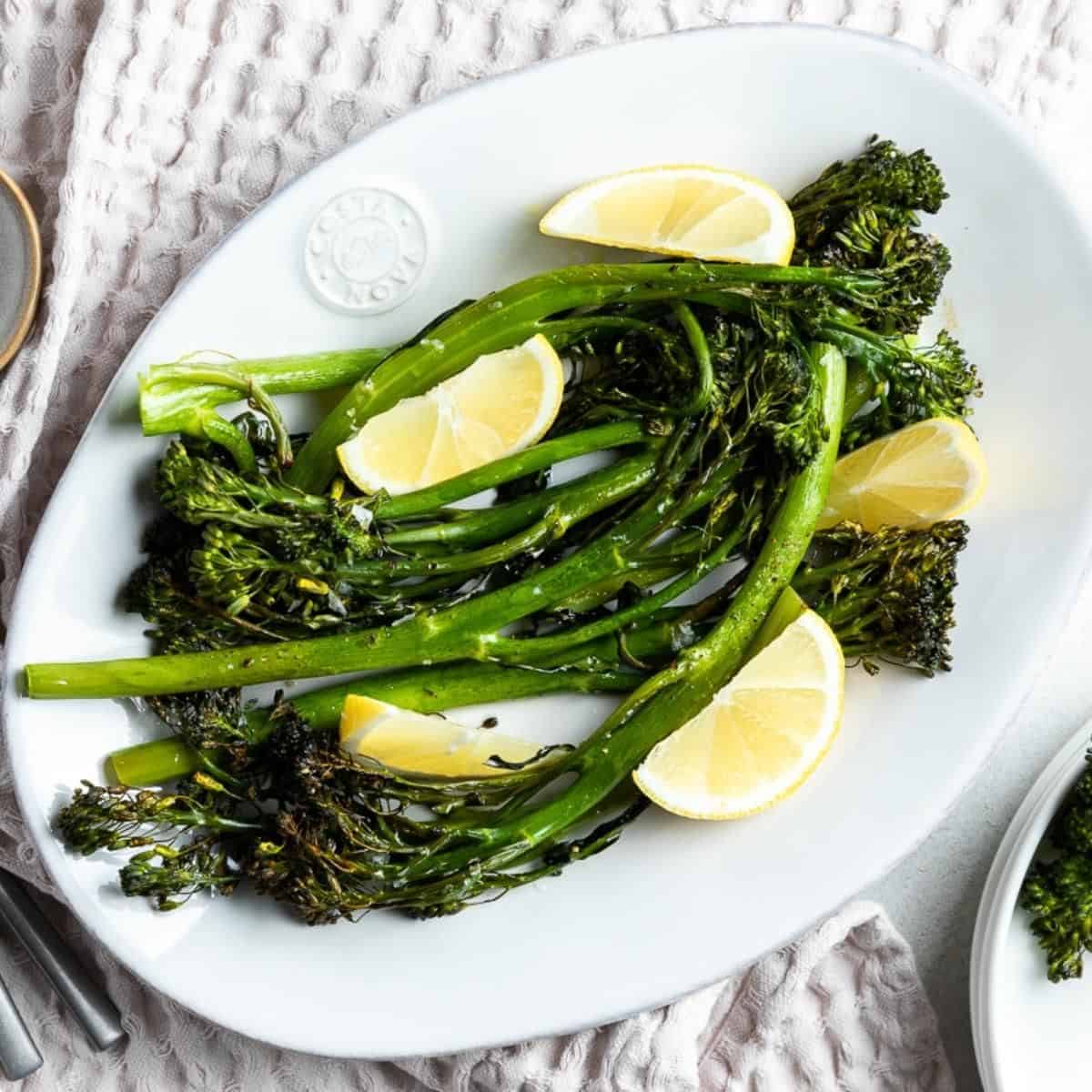 roasted tender stem broccolini