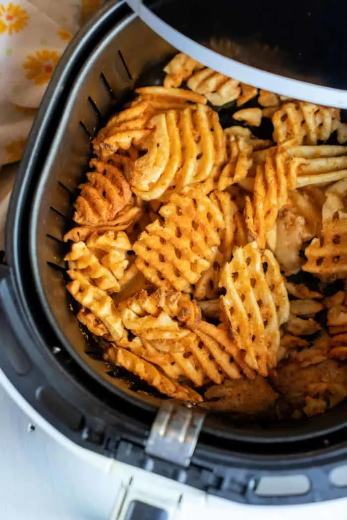 waffle fries in air fryer