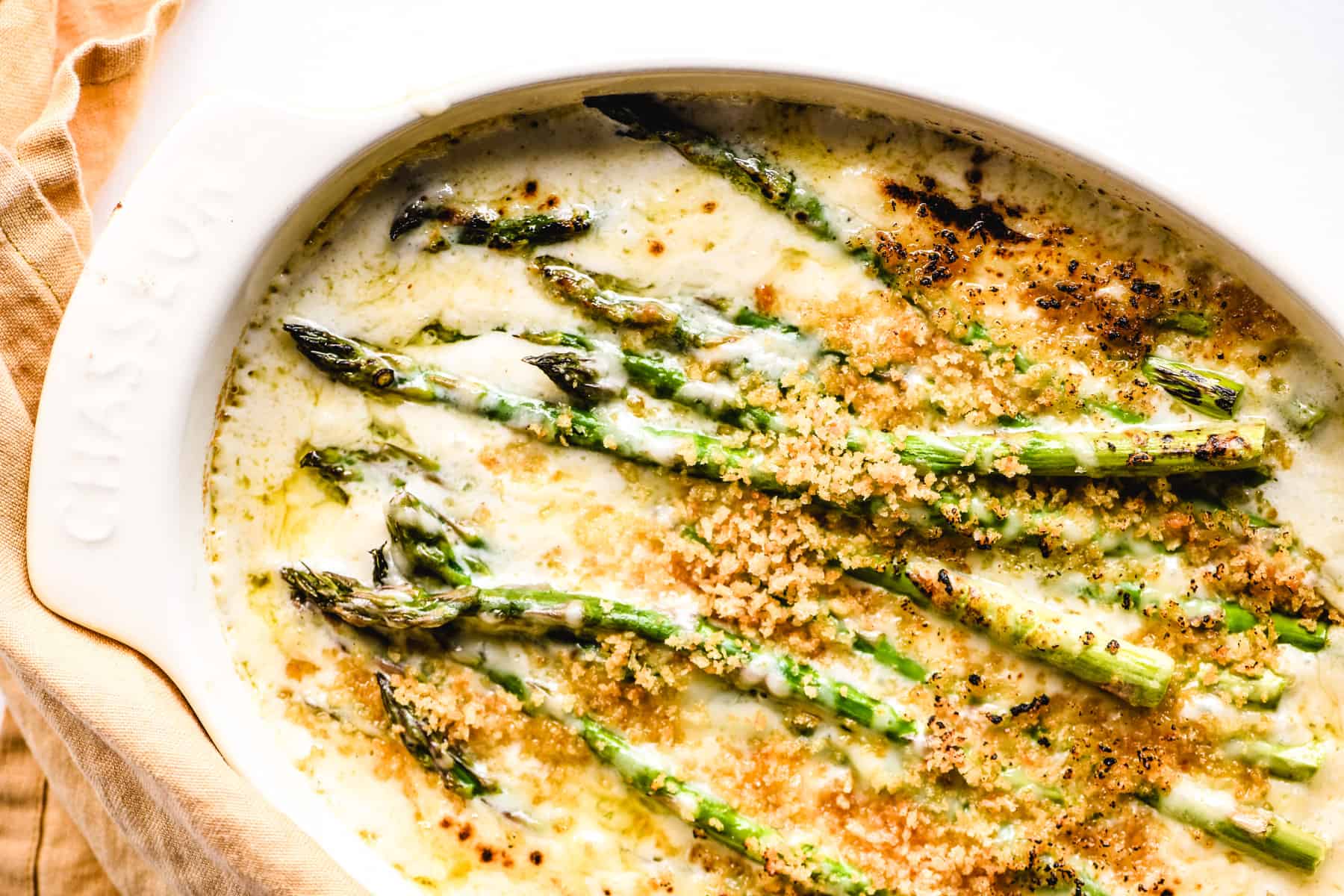 asparagus au gratin