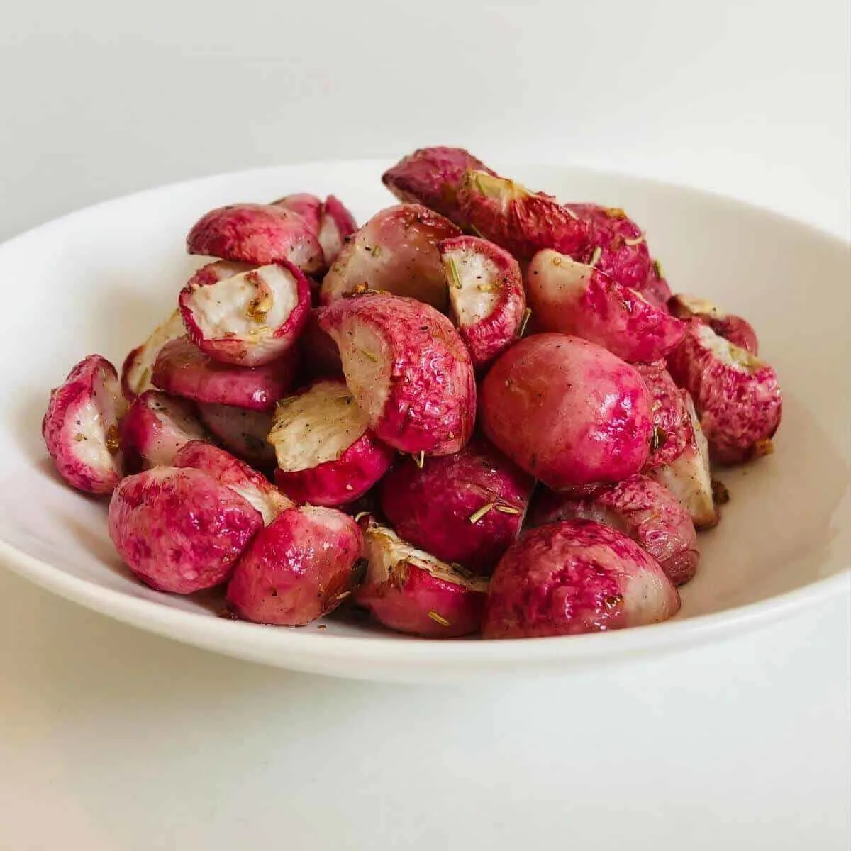 roasted radishes