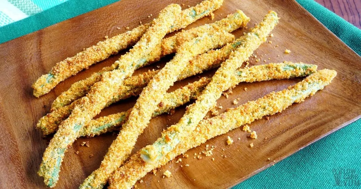 oven fried green beans