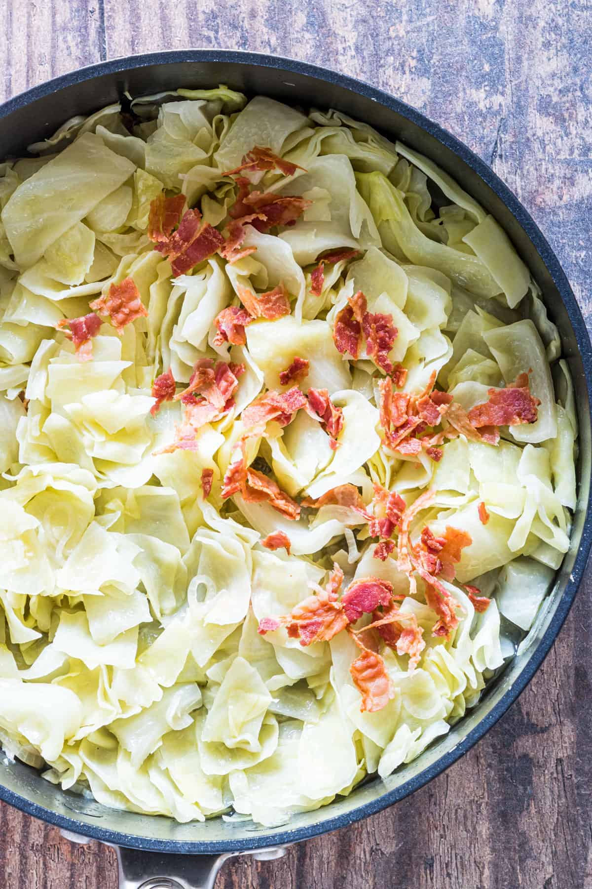 smothered cabbage