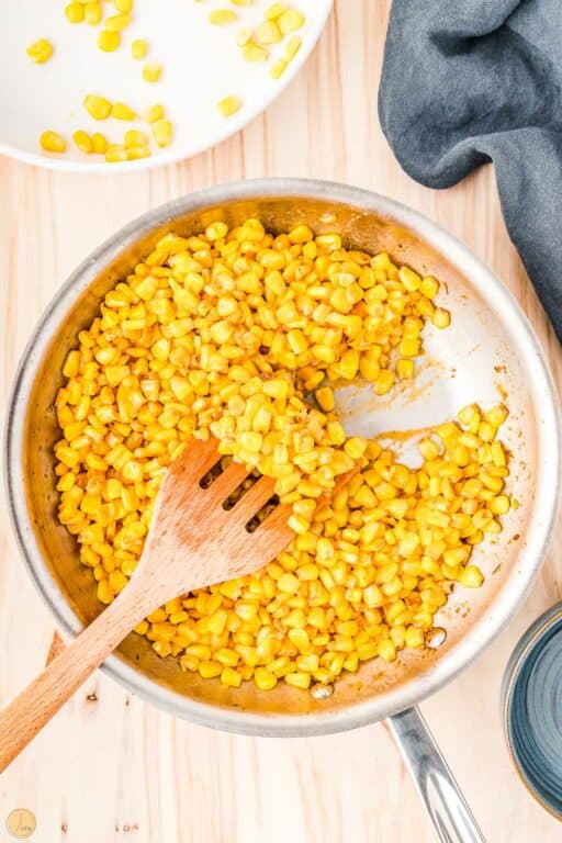 Southern Fried Corn - Leftovers Then Breakfast