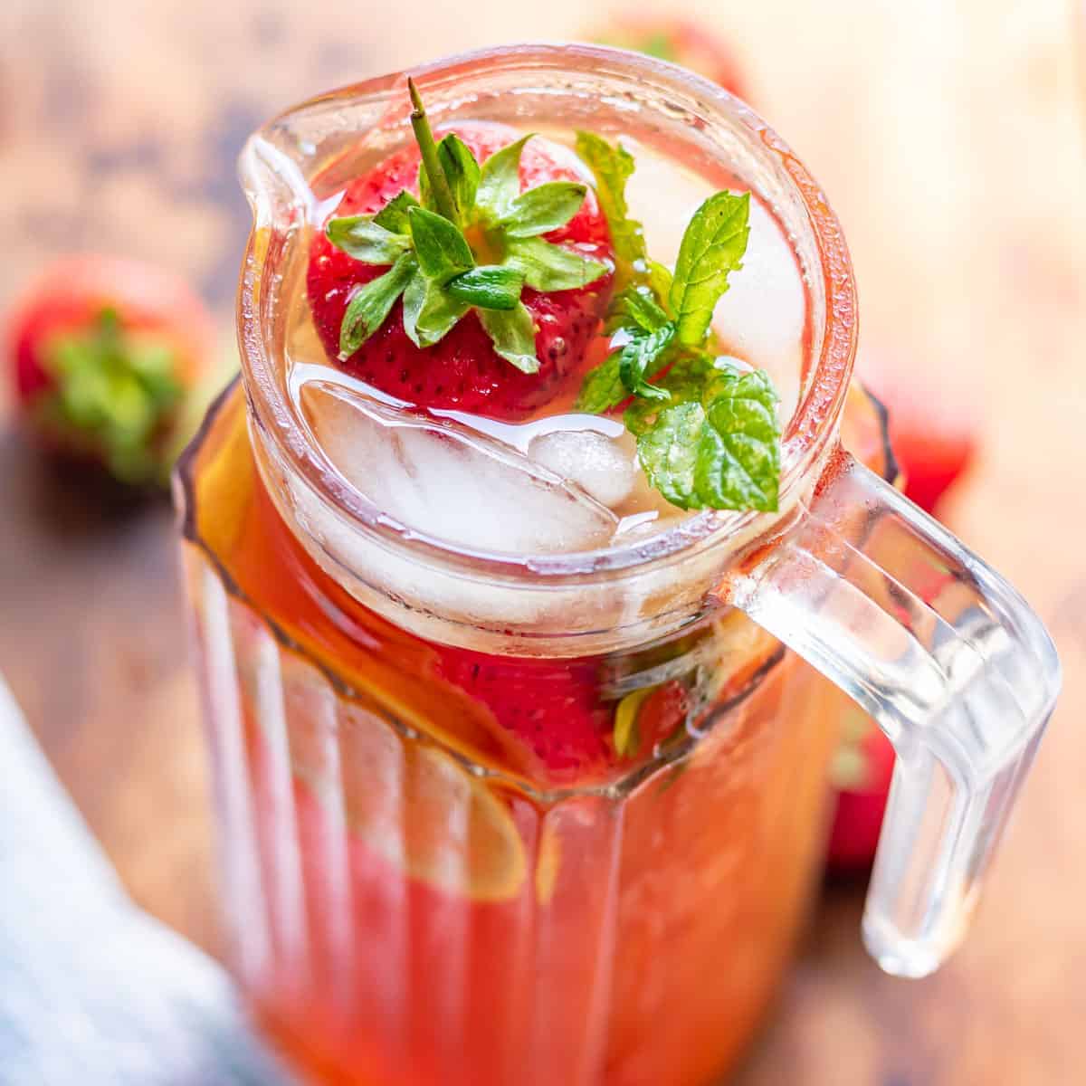 strawberry iced tea