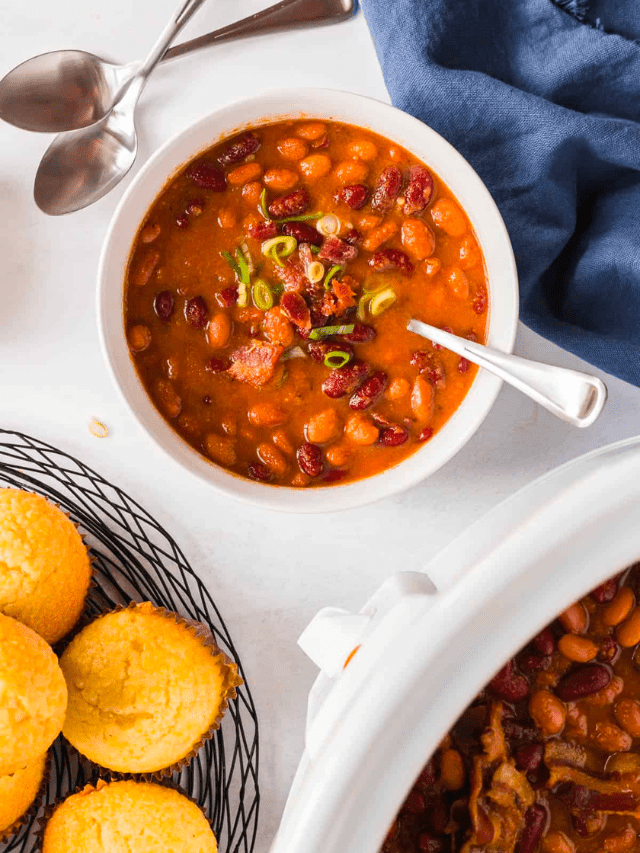 Slow Cooker Baked Beans Story