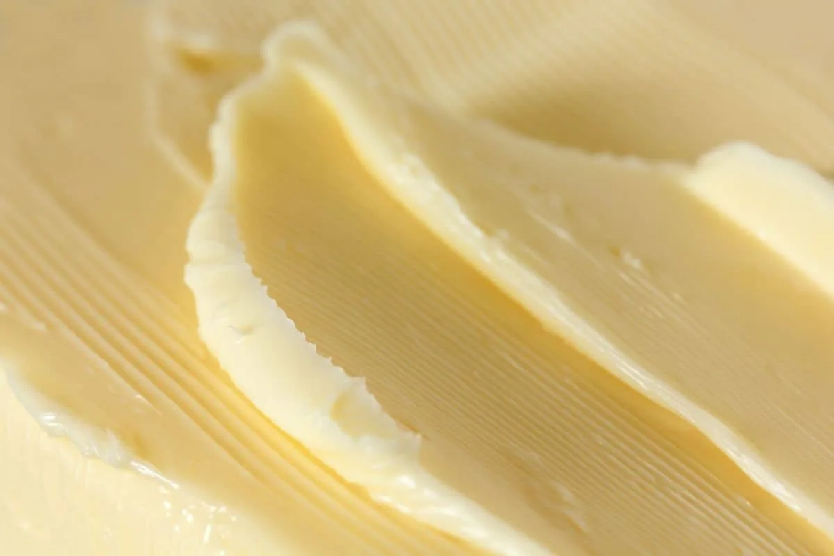 soft butter close up