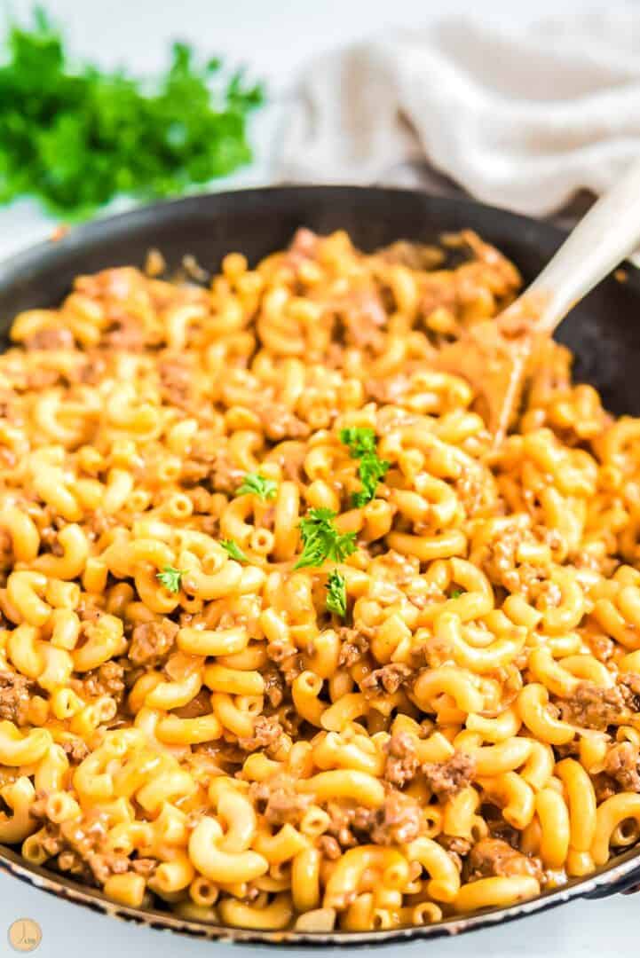 Homemade Hamburger Helper - Leftovers Then Breakfast