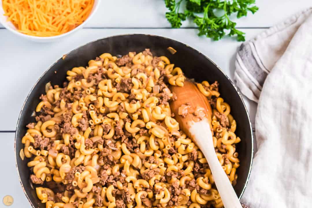 Homemade Hamburger Helper Leftovers Then Breakfast