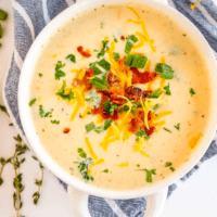 Creamy Cauliflower Cheese Soup-Cover image