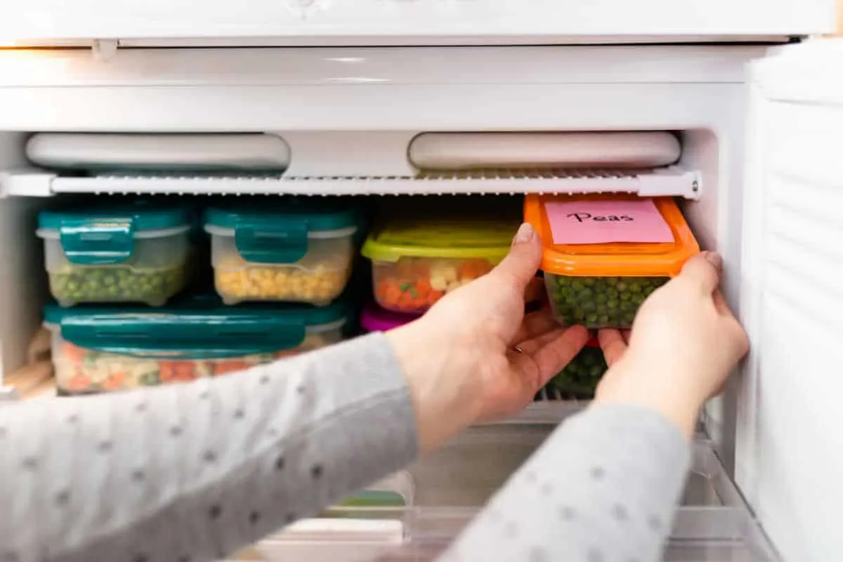 storage containers in fridge