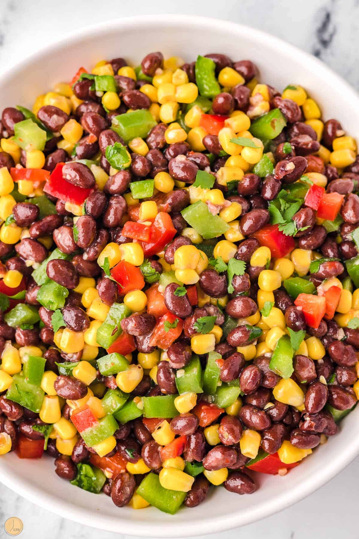 great idea for a light summer black bean and corn salad