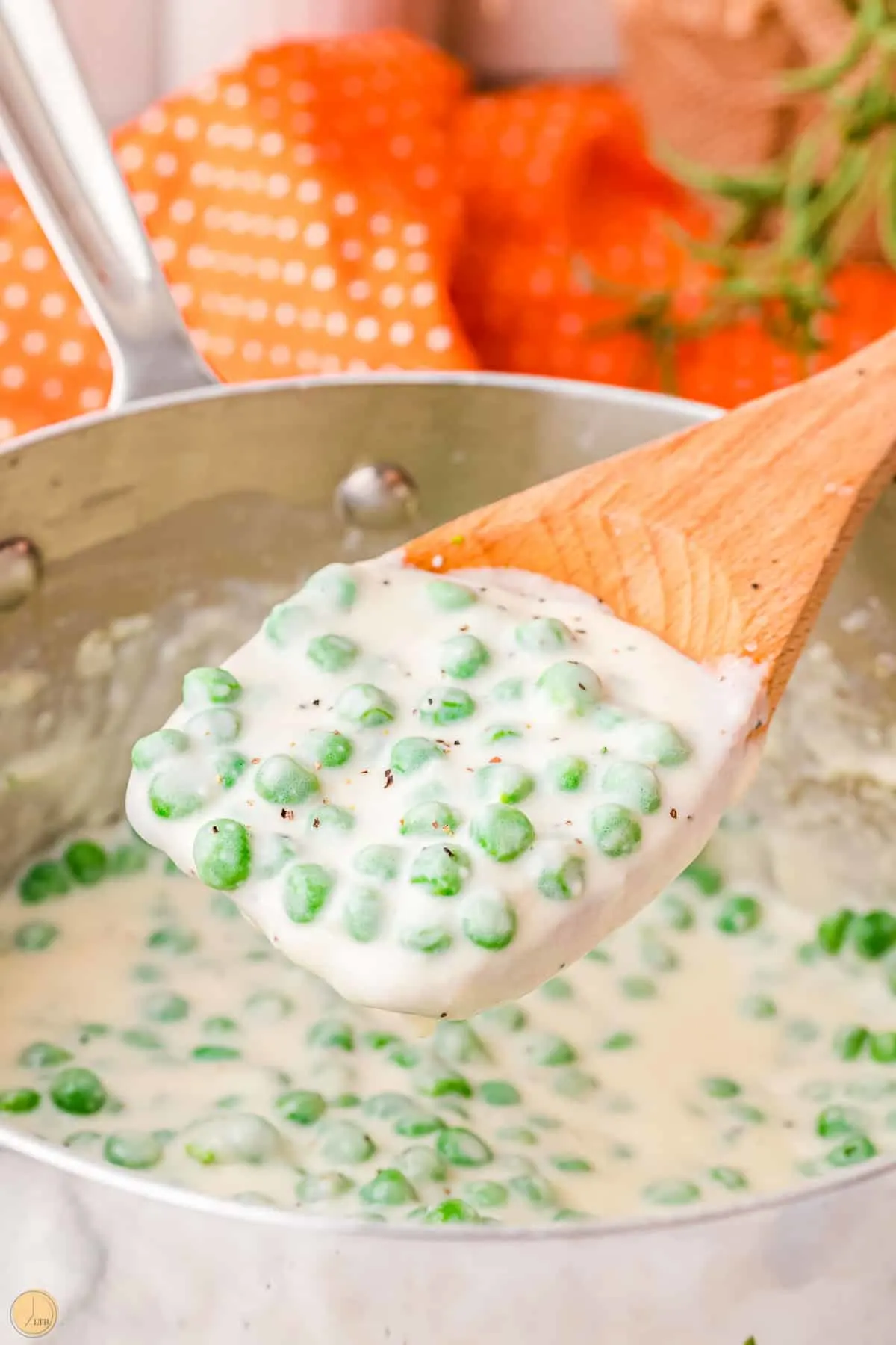 spatula of creamed peas recipe