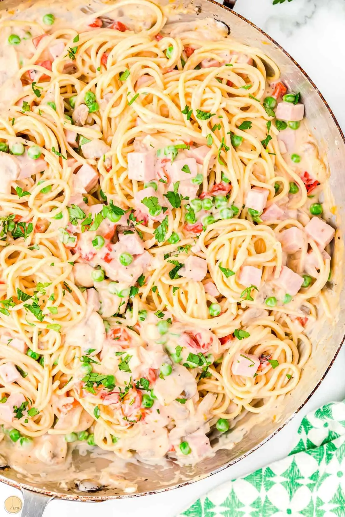 pan of ham tetrazzini