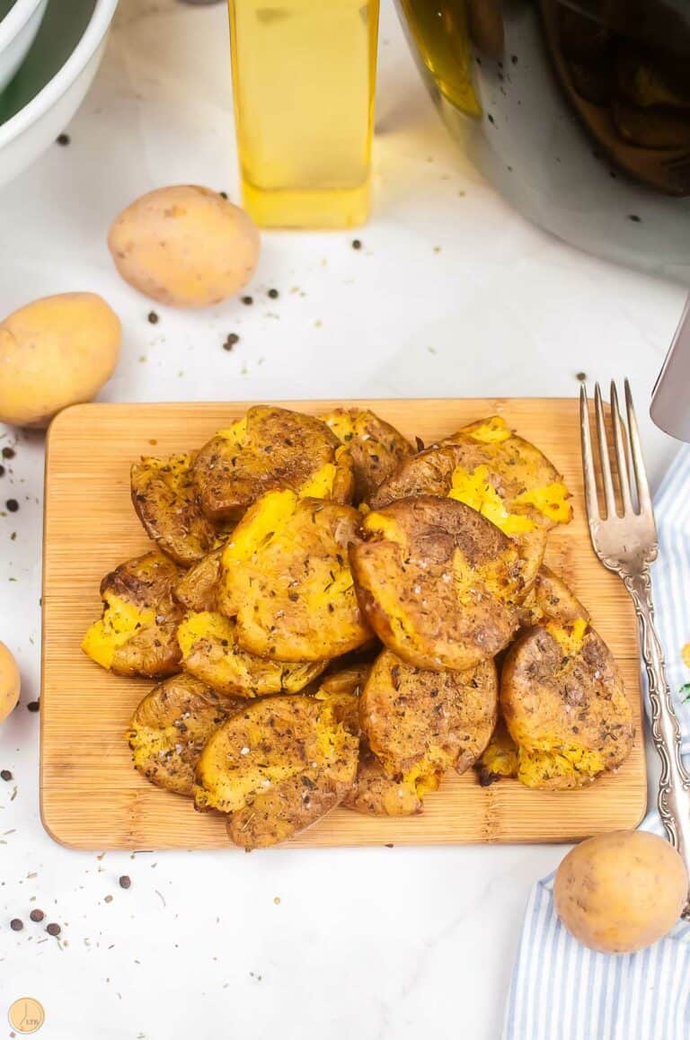 Easy Crispy Air Fryer Smashed Potatoes - Take Two Tapas