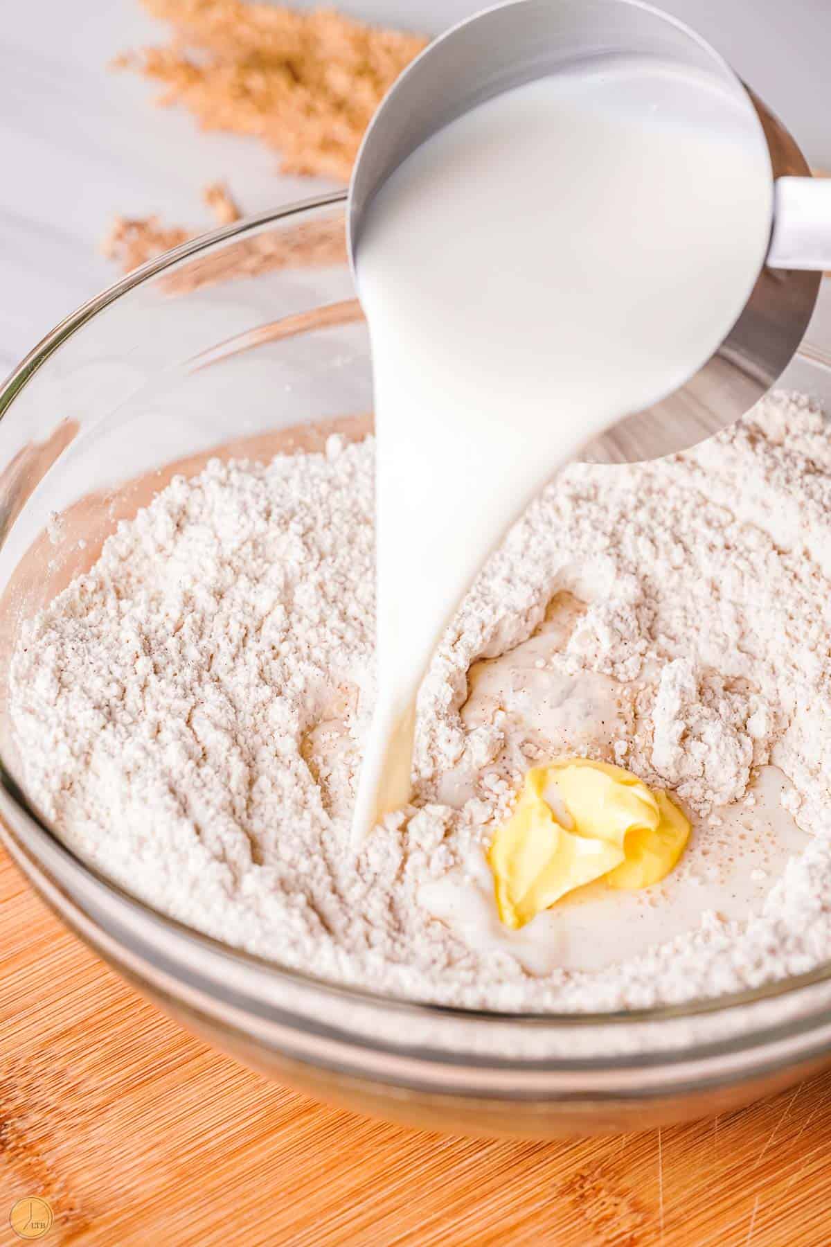 ingredients for flour dumplings