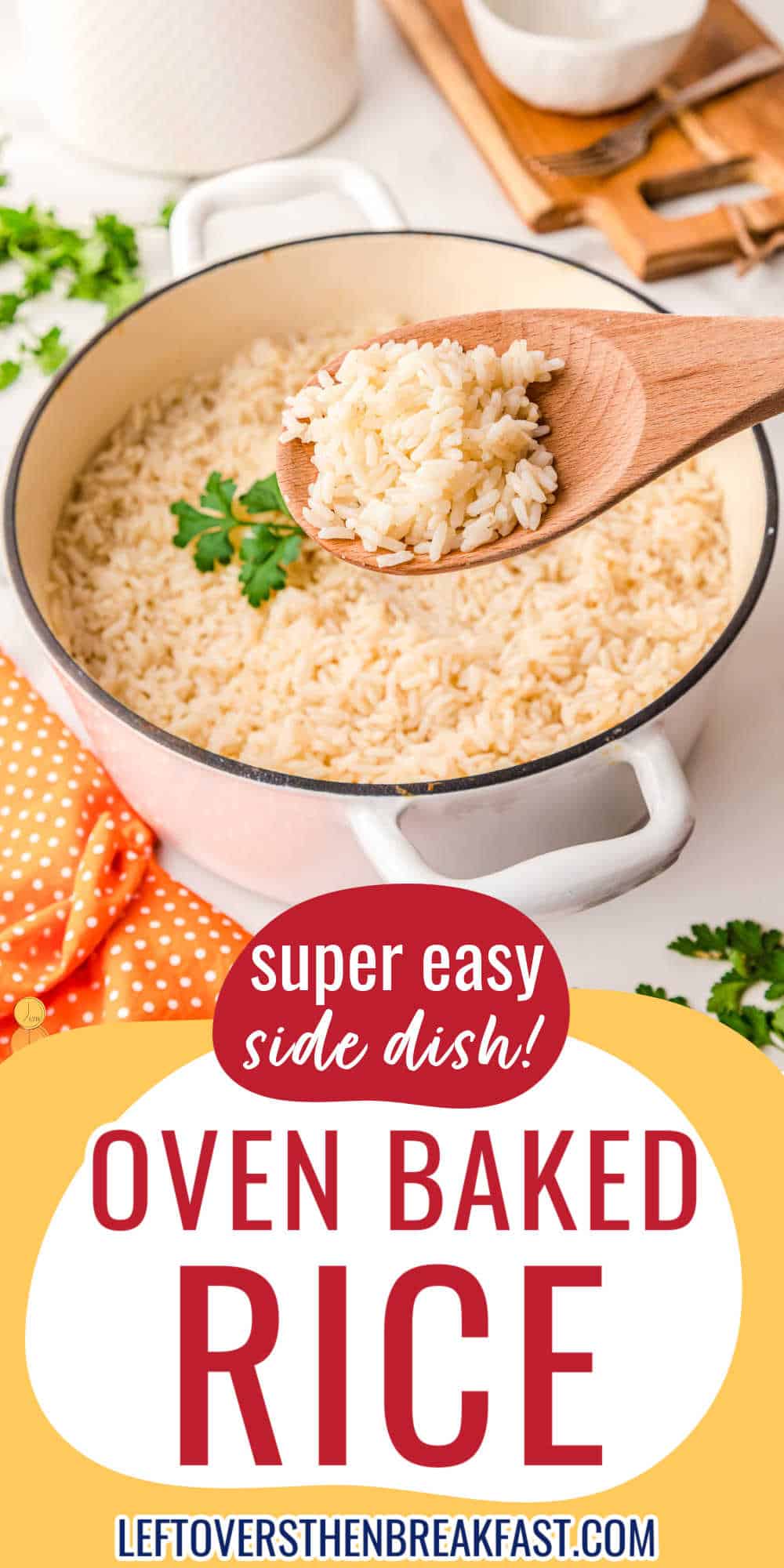 dutch oven of baked rice