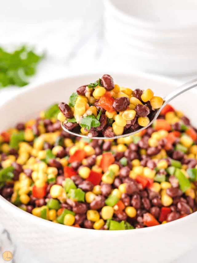 Black Bean and Corn Salad Story - Leftovers Then Breakfast