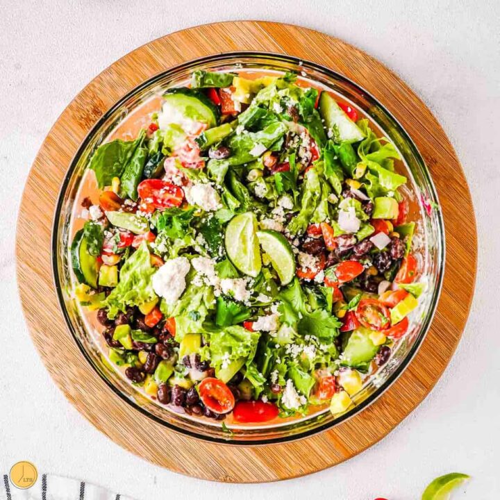 fiesta salad in a bowl