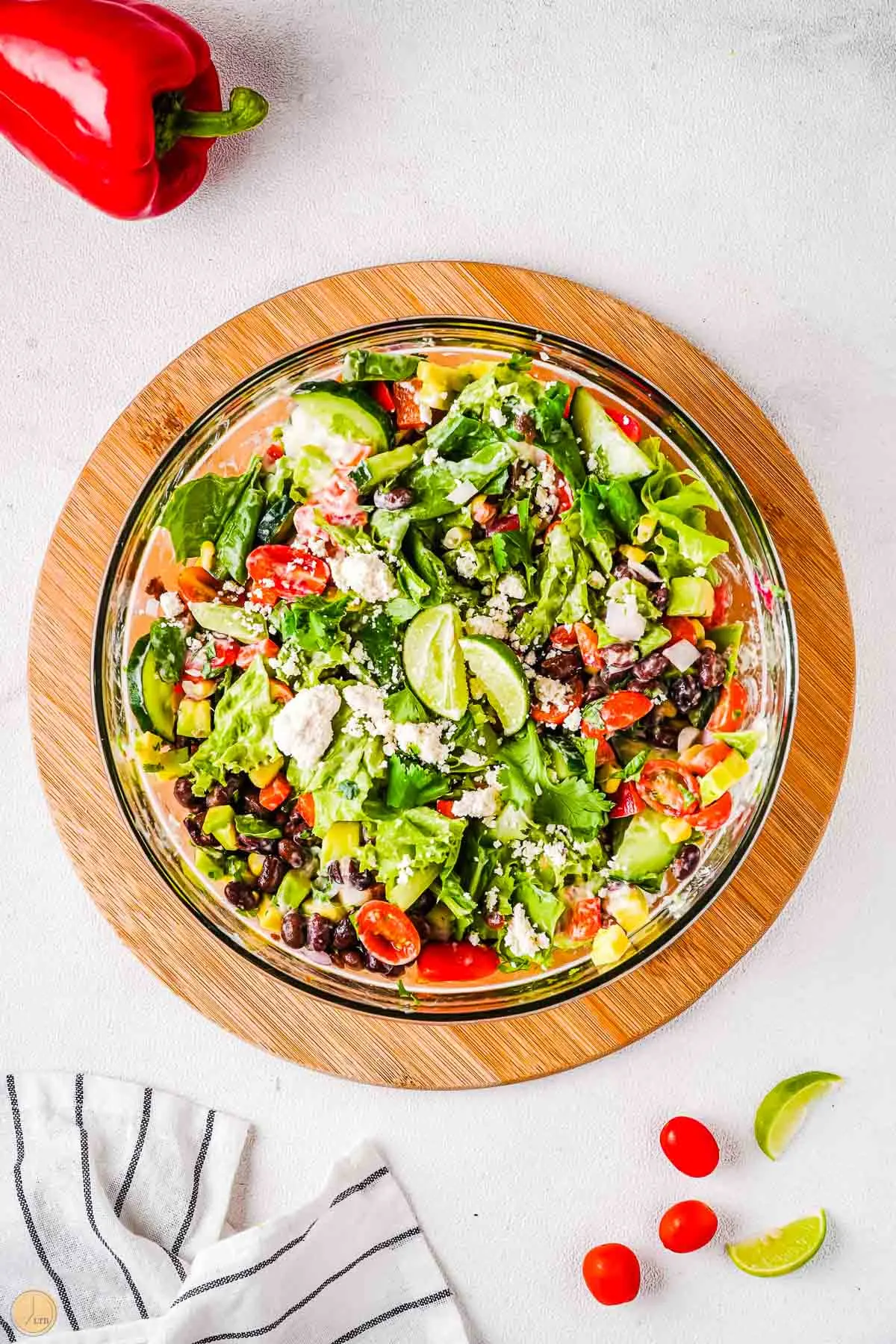 black bean salad makes delicious Mexican food