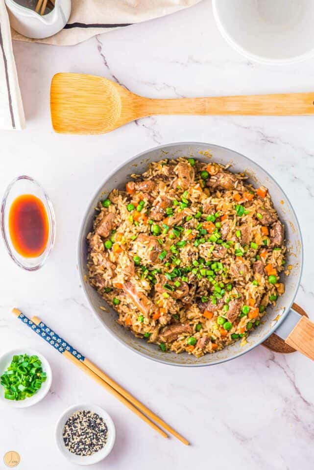 Easy Steak Fried Rice - Take Two Tapas