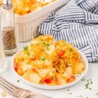 plate of cottage potatoes