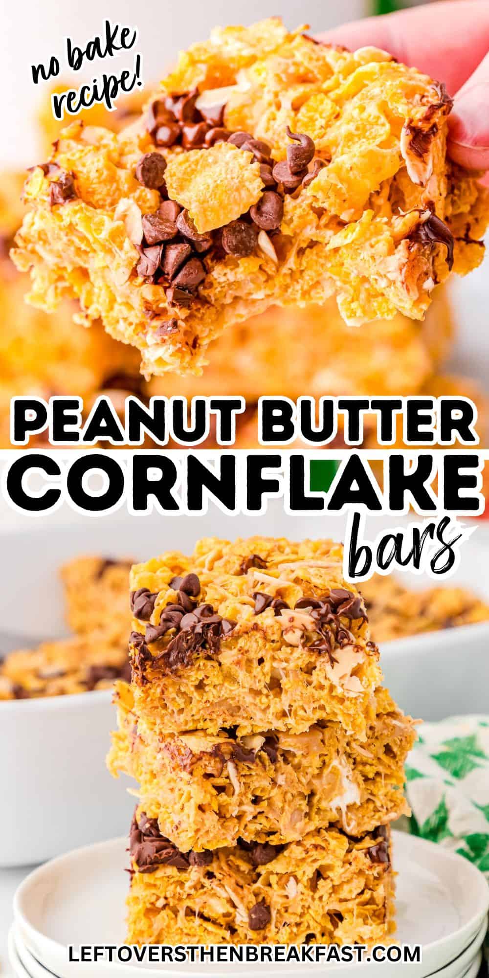 peanut butter cornflake bars