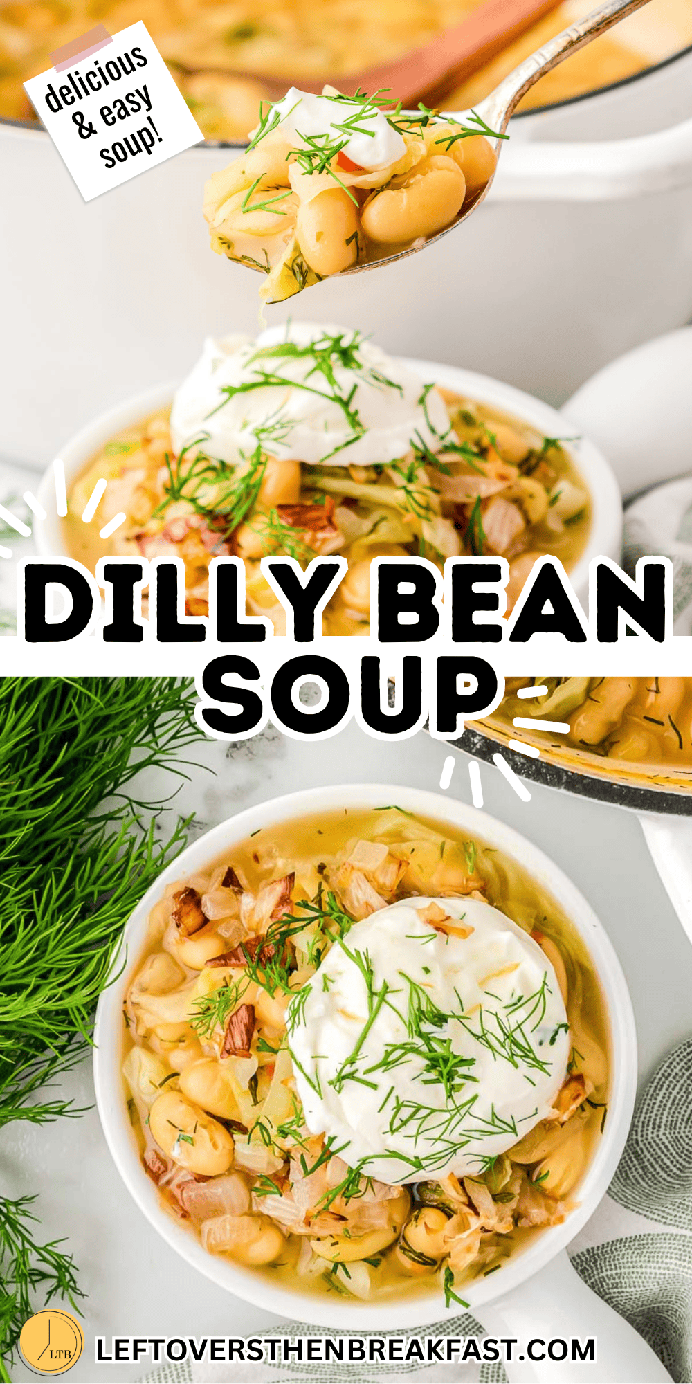 collage of dilly bean stew pictures for pinterest