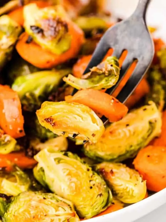Roasted Brussels Sprouts and Carrots Story