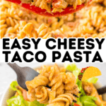 easy cheesy taco pasta