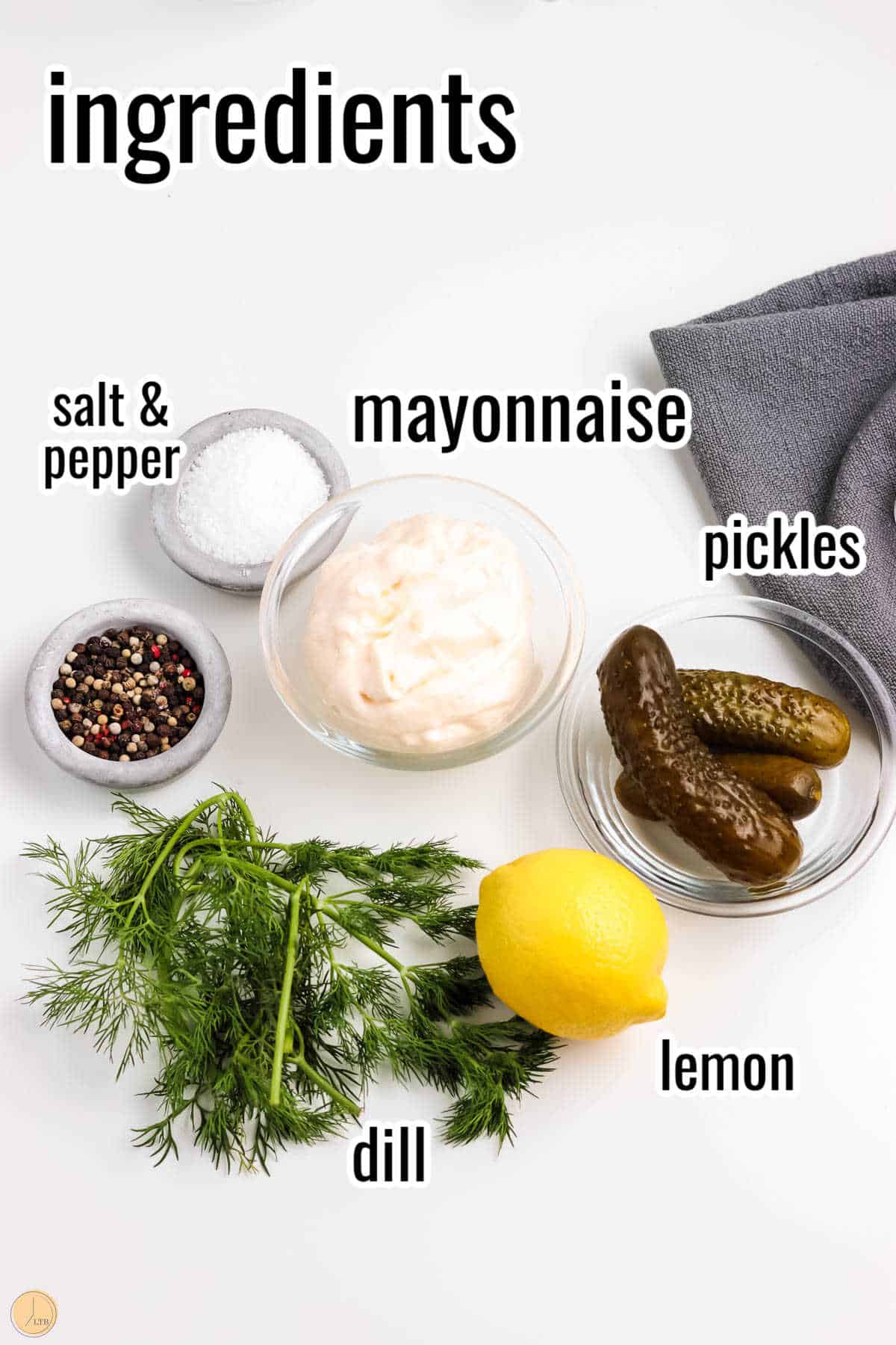 the main ingredient for creamy homemade tartar sauce is dill pickle relish