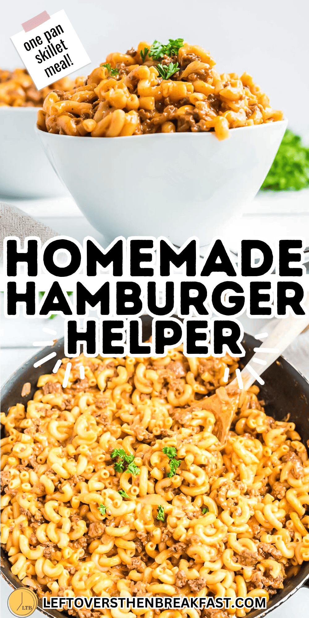 homemade hamburger helper