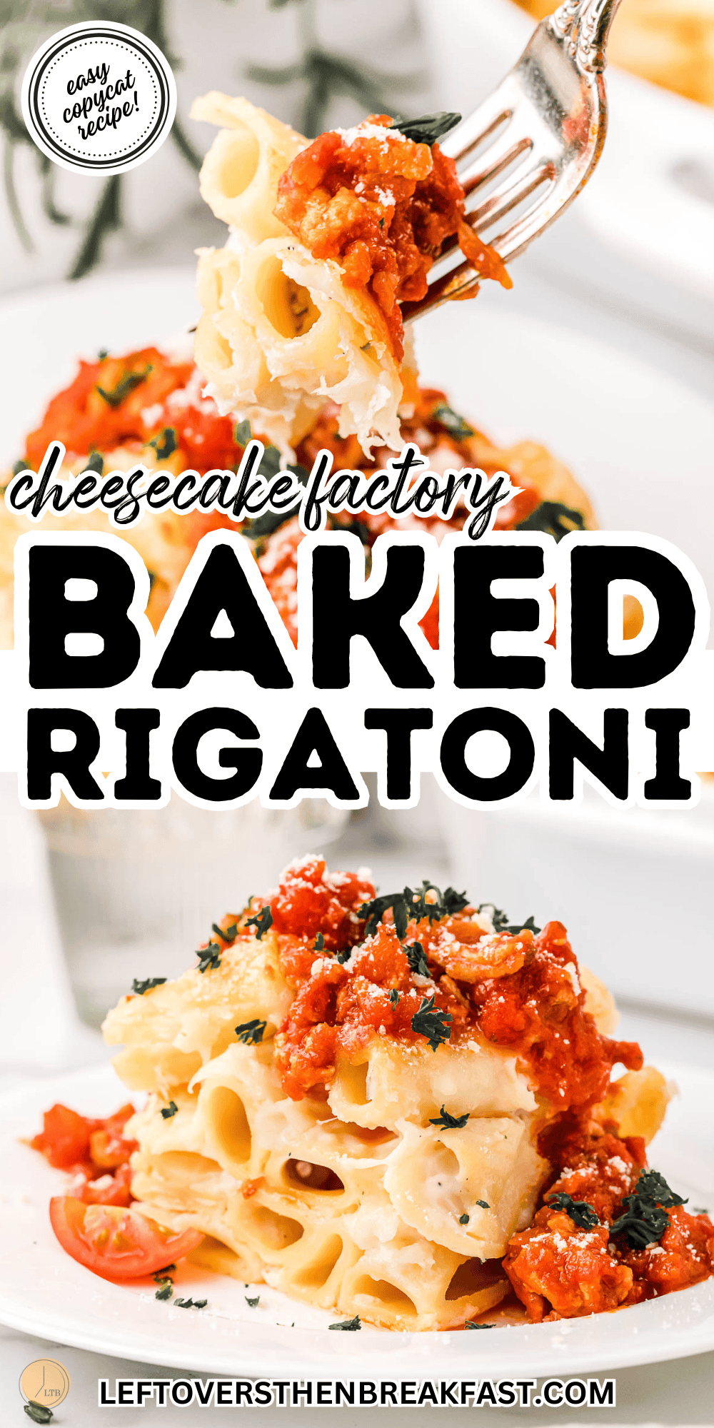 cheesecake factory baked rigatoni recipe