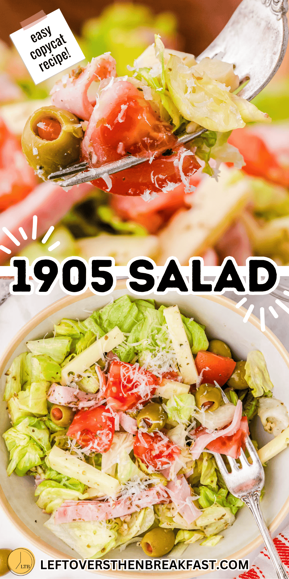 1905 salad picture collage