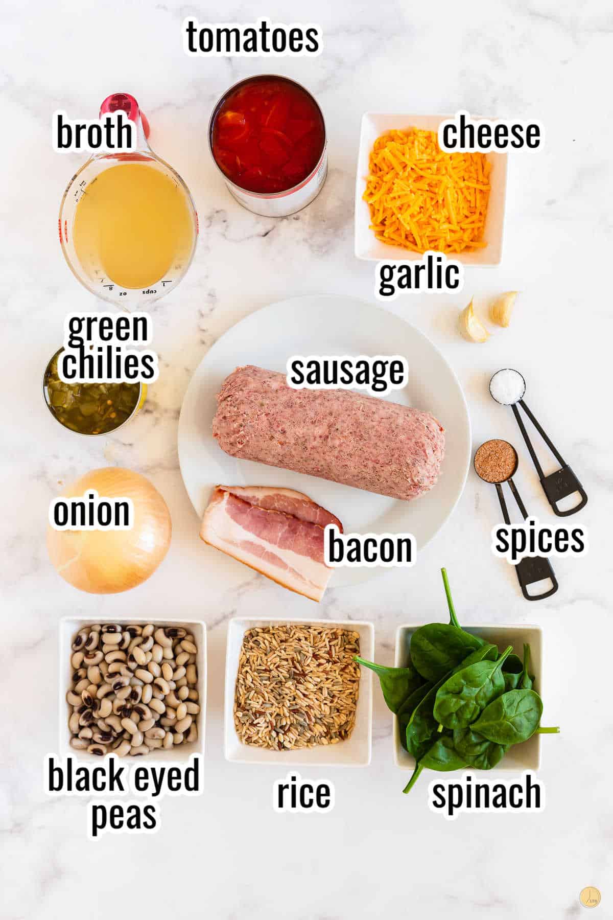 ingredients for a casserole