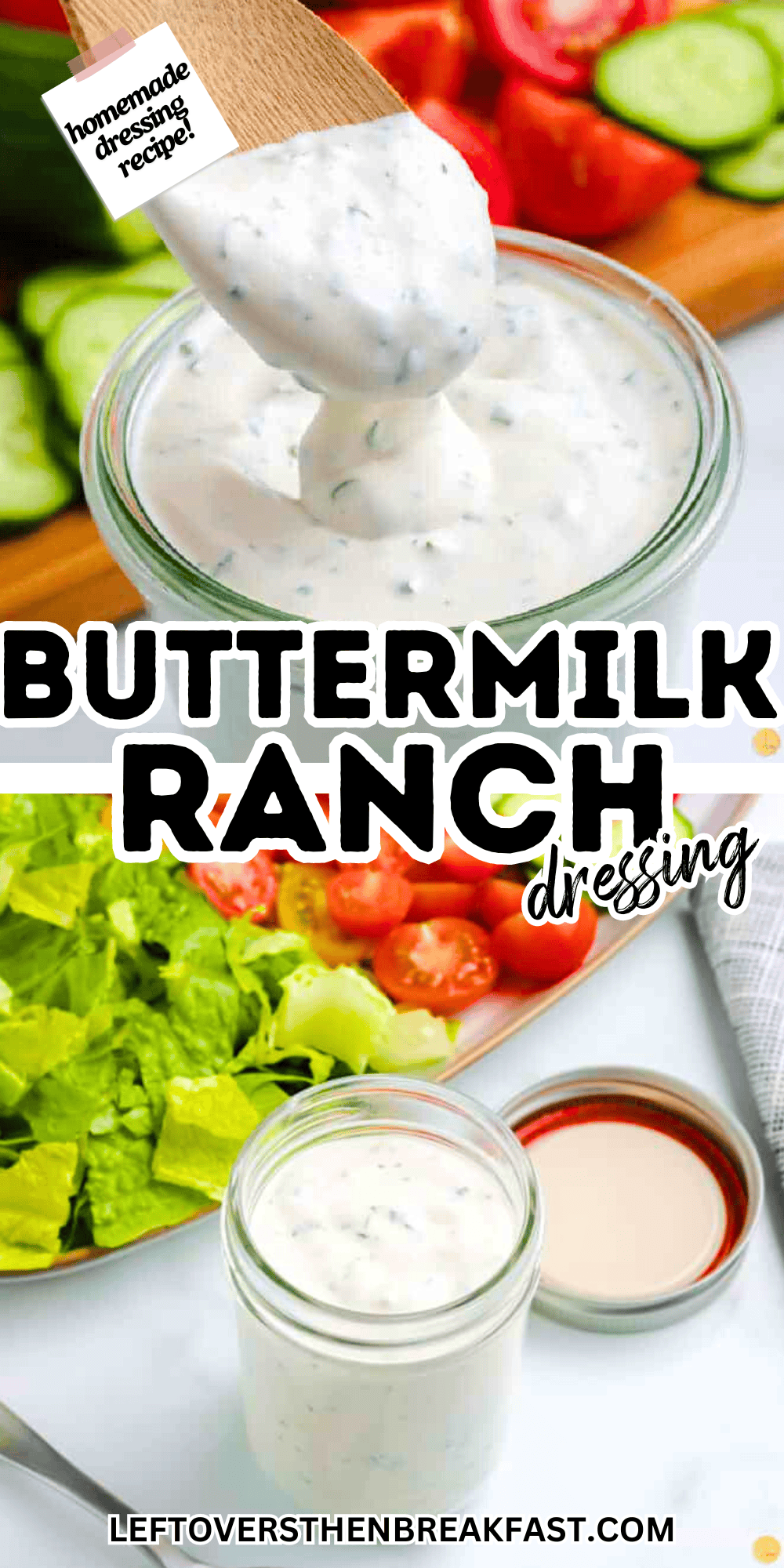 buttermilk ranch dressing picture collage