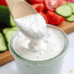 jar of ranch dressing