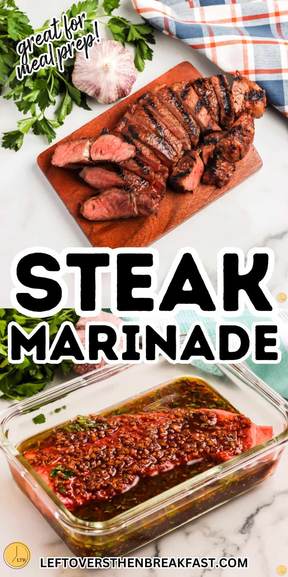 collage of steak  pictures